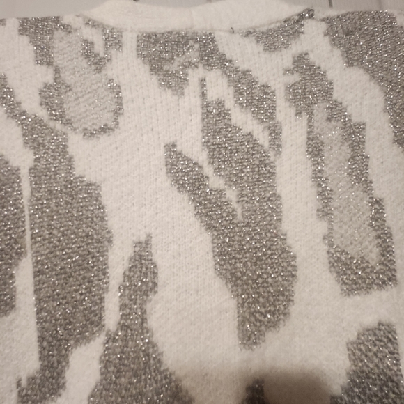 NWT shimmer leopard cardigan - Picture 7 of 10